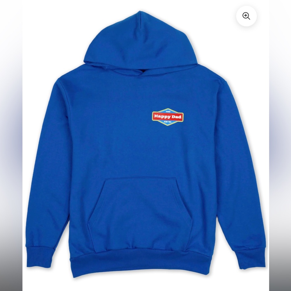 Happy Dad Hard Tea Hoodie (Dark Blue)